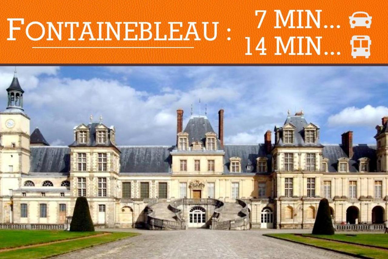 Апартаменти Duplex Standing 7Min➤Fontainebleau-Insead⎮45Min➤Paris Veneux-les-Sablons Екстер'єр фото
