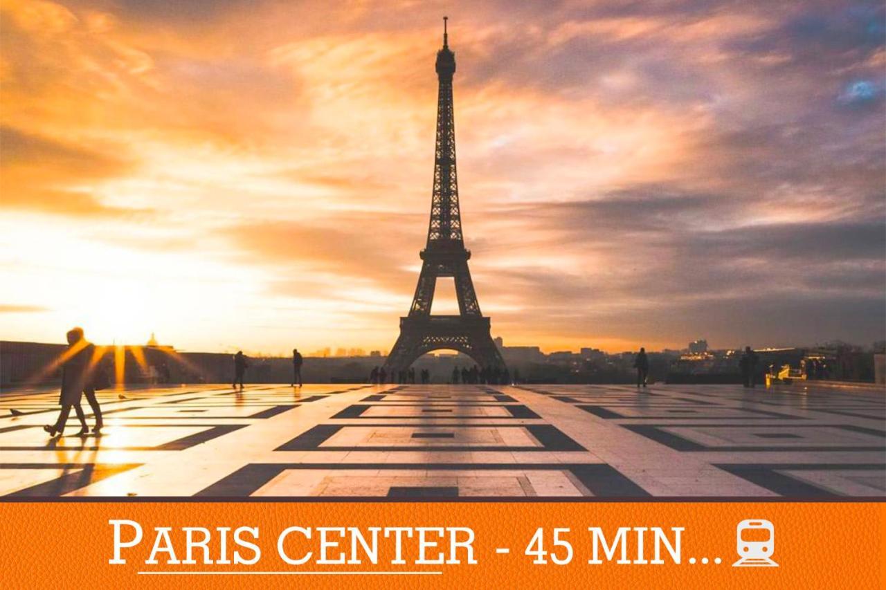 Апартаменти Duplex Standing 7Min➤Fontainebleau-Insead⎮45Min➤Paris Veneux-les-Sablons Екстер'єр фото