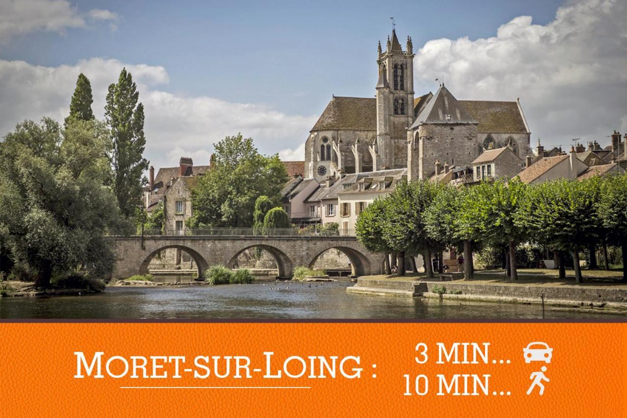Апартаменти Duplex Standing 7Min➤Fontainebleau-Insead⎮45Min➤Paris Veneux-les-Sablons Екстер'єр фото