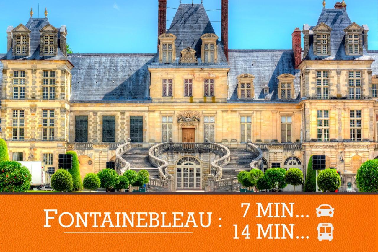 Апартаменти Duplex Standing 7Min➤Fontainebleau-Insead⎮45Min➤Paris Veneux-les-Sablons Екстер'єр фото